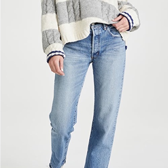 𝓯𝓹 Free People ~ Pembrook Sweater in Ivory Combo - Picture 9 of 13